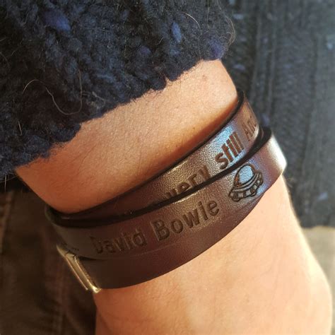 bracciale personalizzato in cuoio